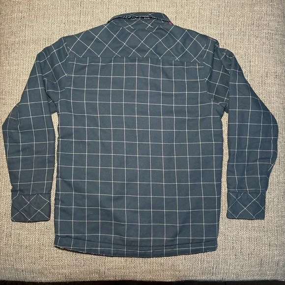 The North Face Floral Snap-Front Quilted Jacket in Revisible Blue, White 6-7 - Picture 7 of 8